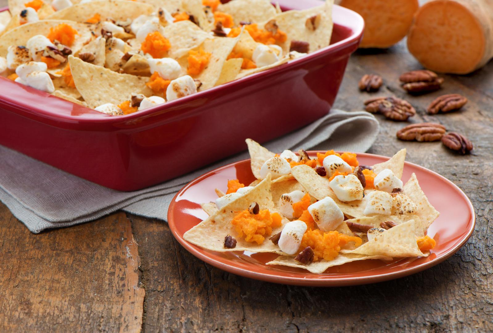 Holiday Sweet Potato Nachos