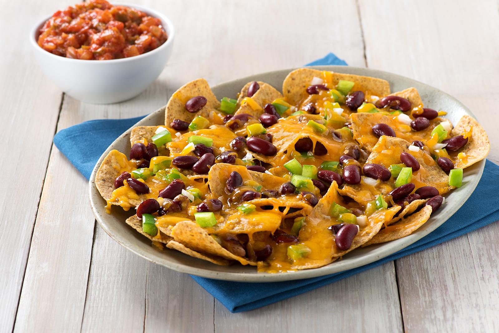 Nachos végétariens savoureux