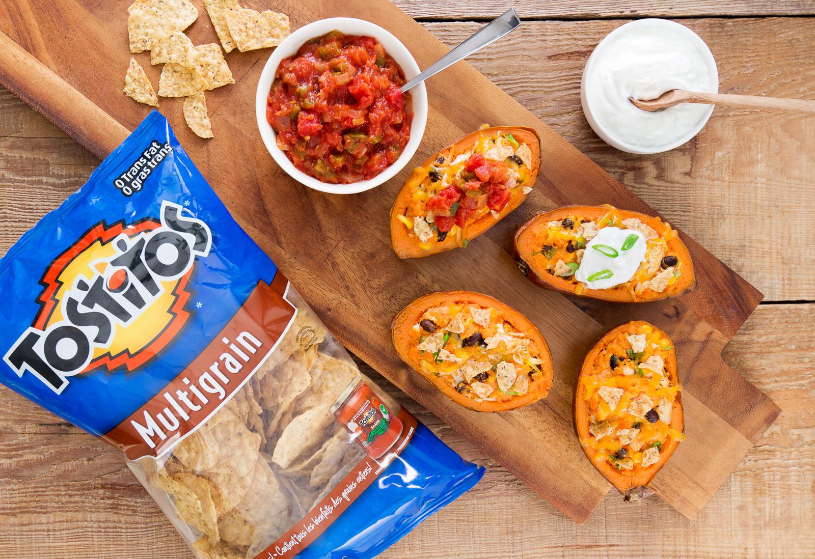 Twice Baked Tex Mex Sweet Potatoes