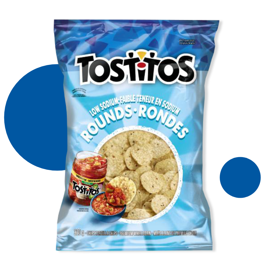 Tostitos® Low Sodium Rounds Tortilla Chips