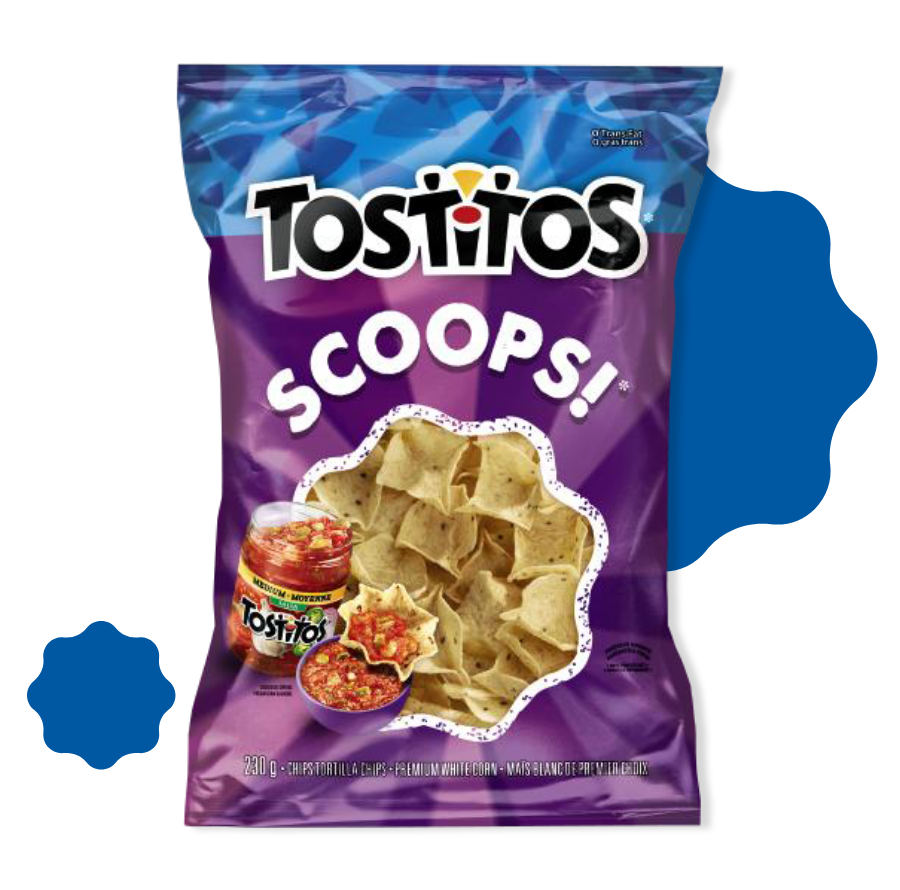 
<span>Tostitos - Chips tortilla Tostitos® Scoops!®</span>
