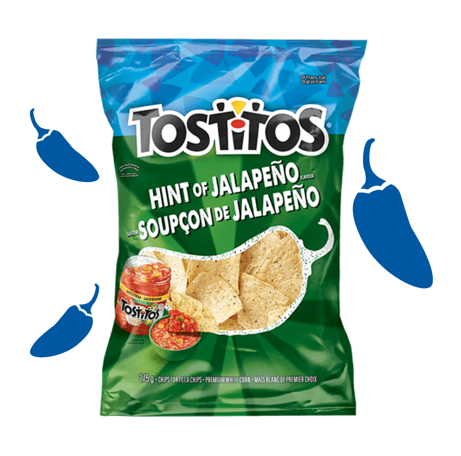 TOSTITOS<sup>®</sup> Hint of Jalapeño Flavour Tortilla Chips