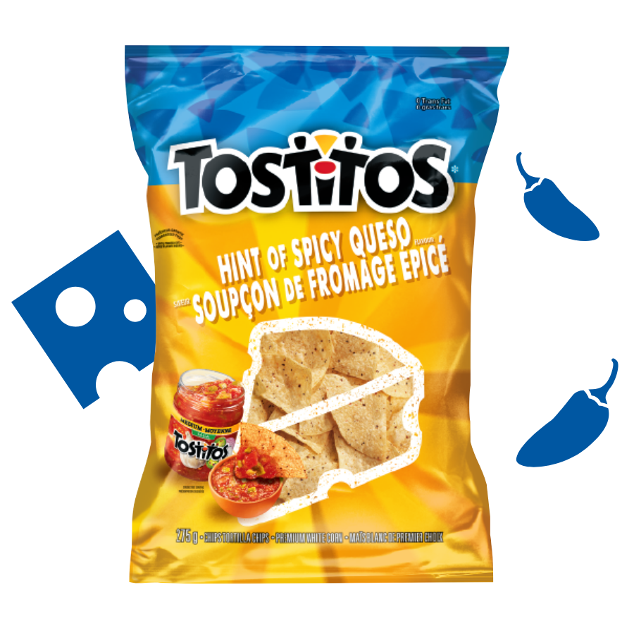 <span>Tostitos - Chips tortilla Tostitos® Saveur Soupçon de fromage épicé</span>
