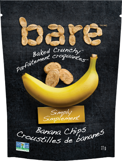 Simplement faites avec des bananes.