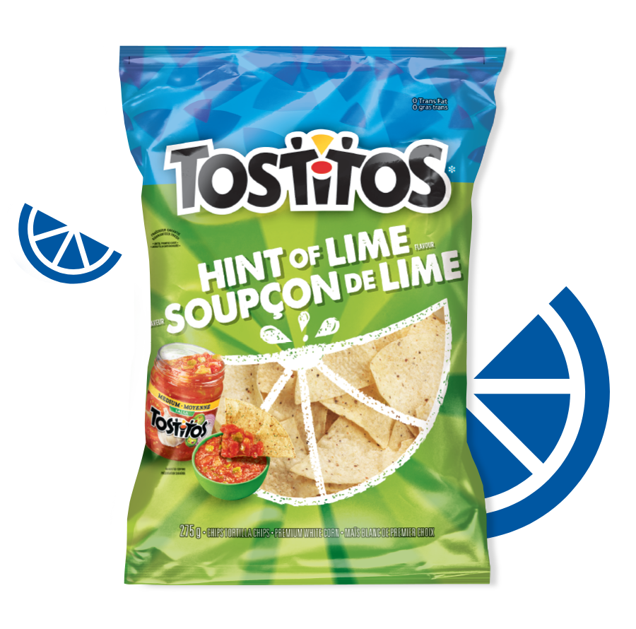 TOSTITOS<sup>®</sup> Hint of Lime Flavour Tortilla Chips