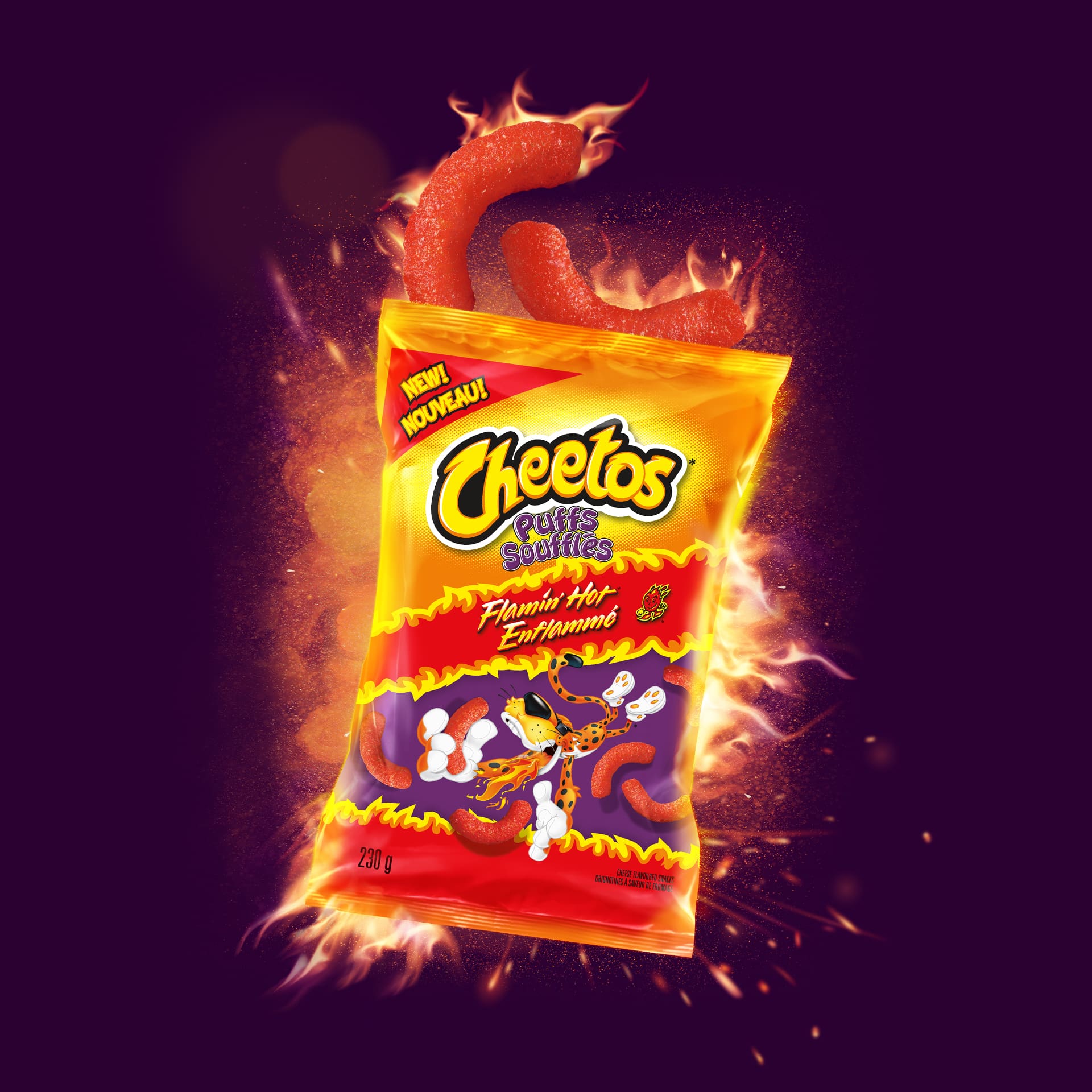 CHEETOS<sup>®</sup> Puffs<br>FLAMIN' HOT<sup>®</sup>