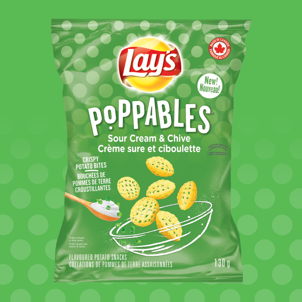 Lay's Poppables Crѐme sure et ciboulette