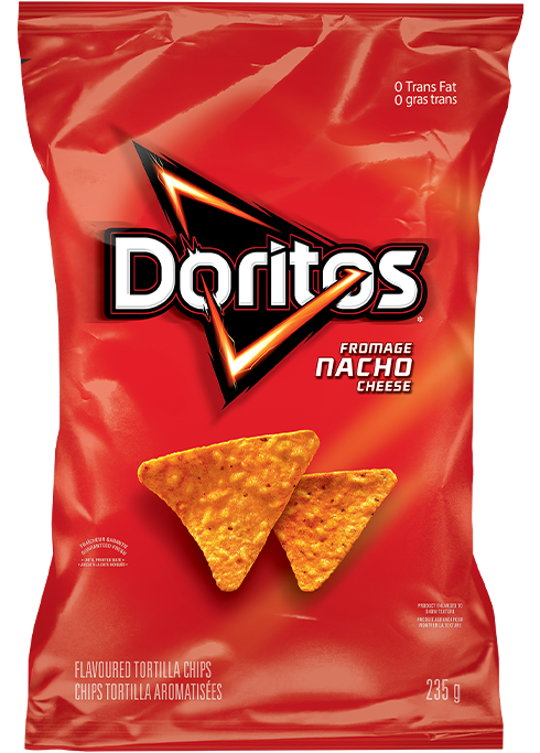 DORITOS<sup>®</sup> Nacho Cheese Flavoured Tortilla Chips