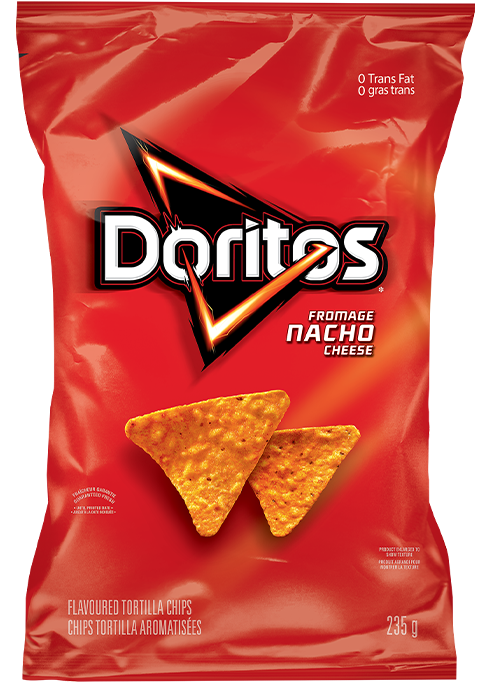 Chips tortilla aromatisées DORITOS<sup>®</sup> Fromage nacho