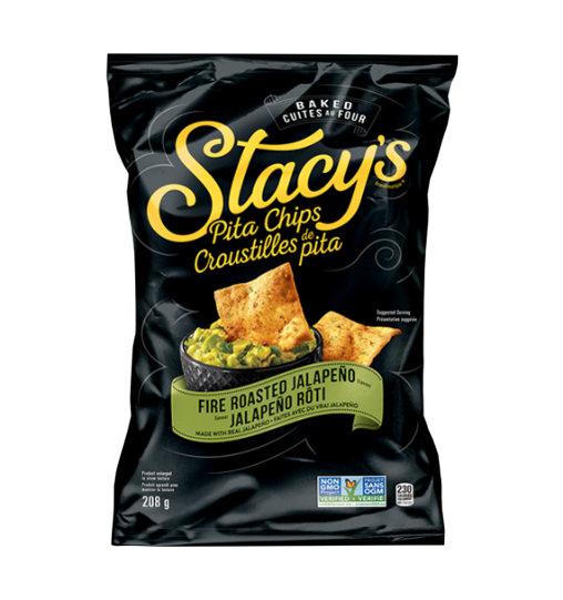 STACY'S<sup>®</sup> Fire Roasted Jalapeño Flavour Pita Chips