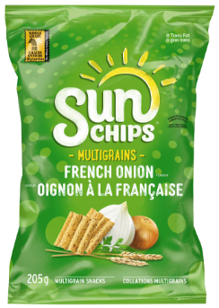 Collations multigrains SUNCHIPS<sup>®</sup> Saveur Oignon à la Française