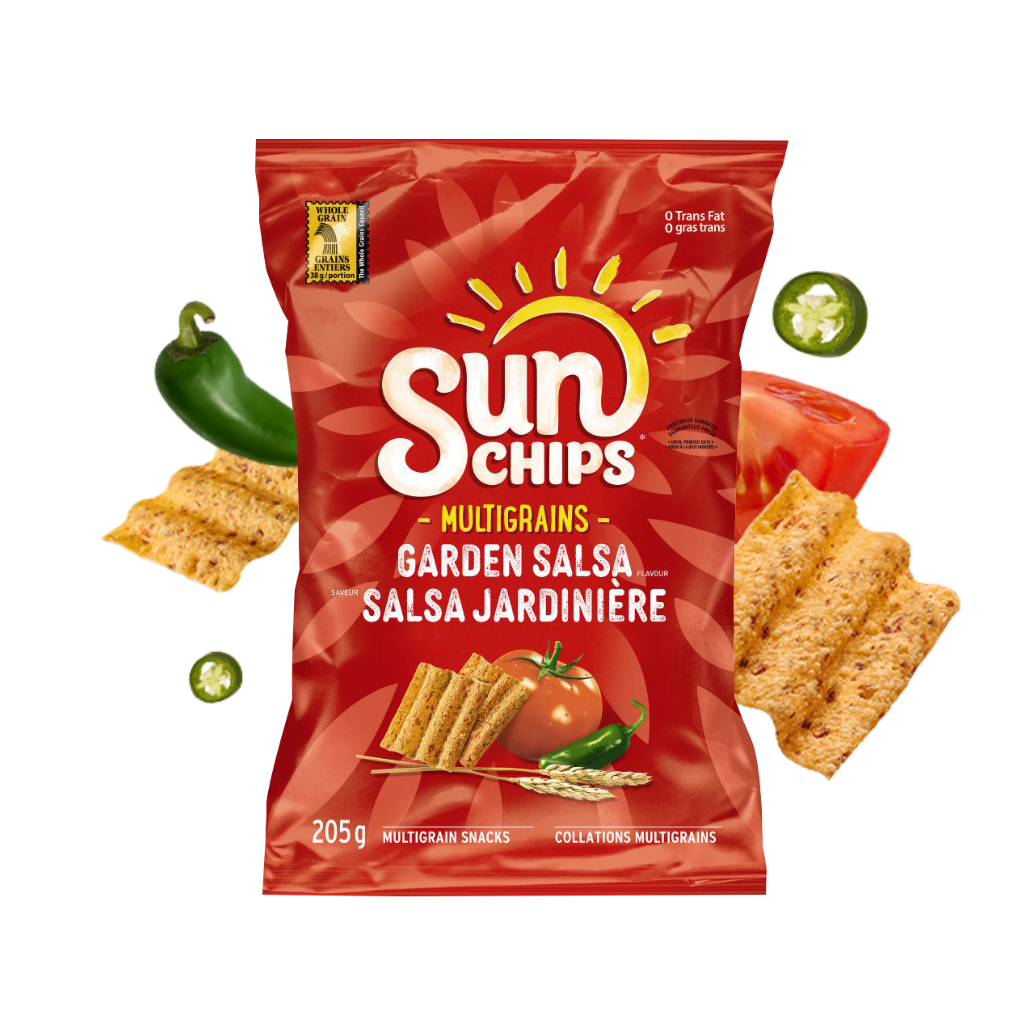 SUNCHIPS<sup>®</sup> Garden Salsa flavour multigrain snacks