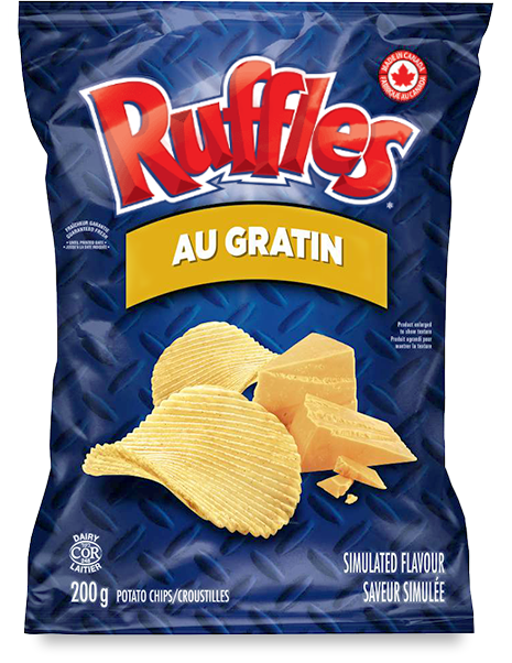 Croustilles RUFFLES<sup>®</sup> Au Gratin