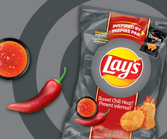 Lay’s<sup>®</sup> Sweet Chili Heat!<sup>®</sup> Flavoured Potato Chips