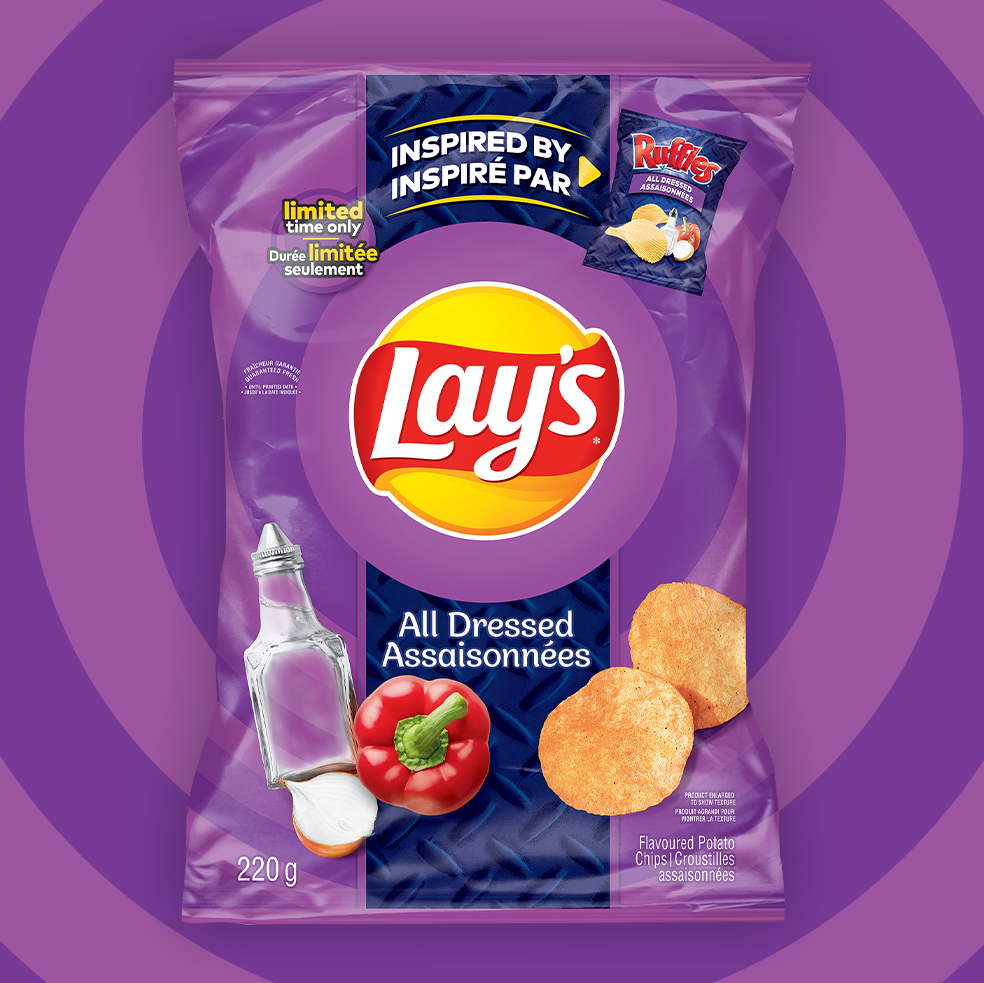 Lay’s<sup>®</sup> All Dressed Flavoured Potato Chips