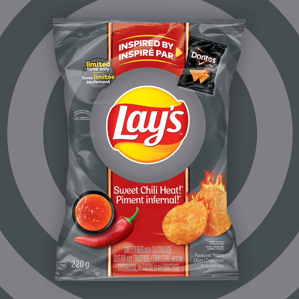 Sweet Chili Heat!<sup>®</sup> Flavoured Potato Chips