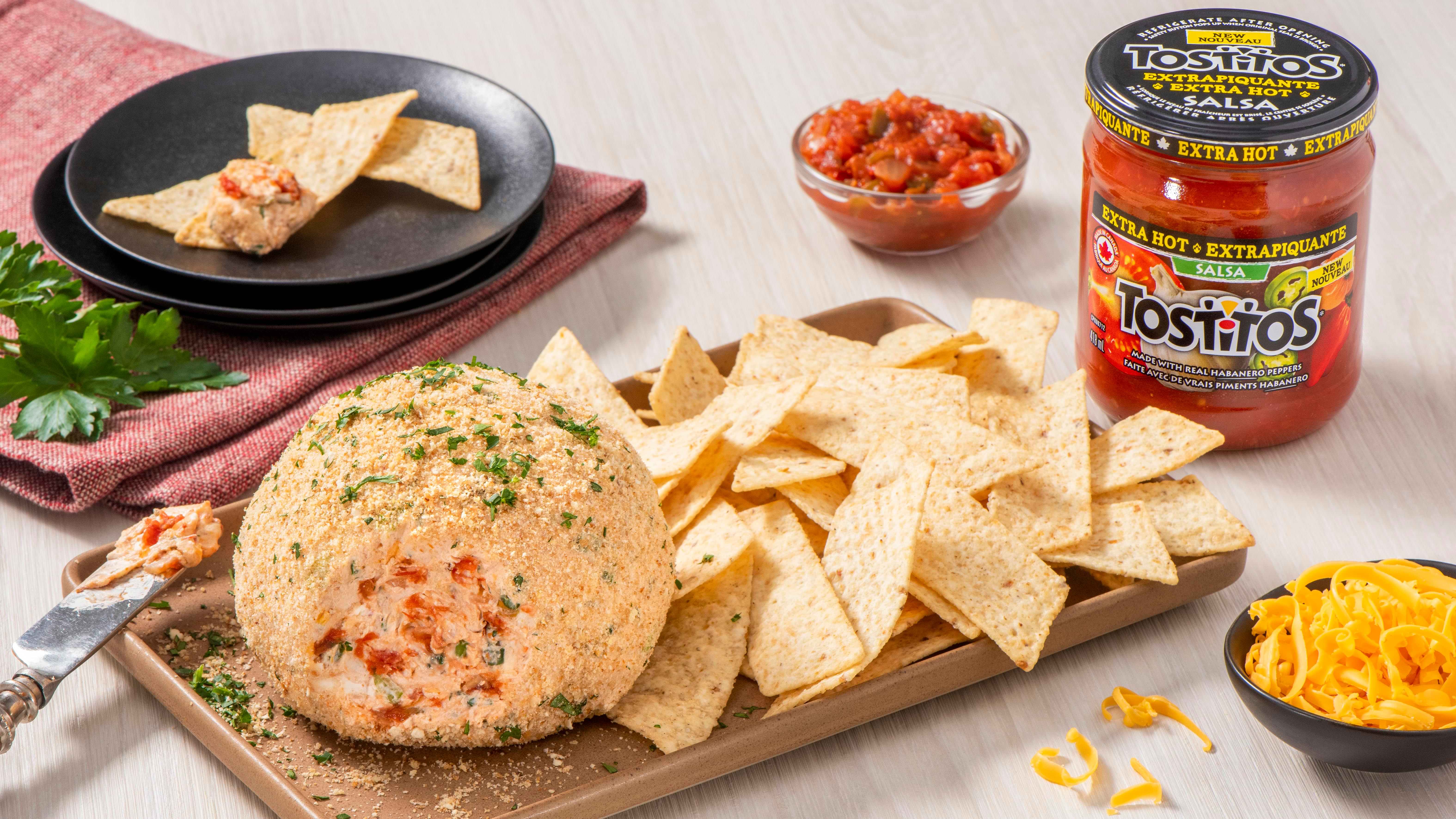 Tostitos<sup>®</sup> Spicy Salsa Cheese Ball