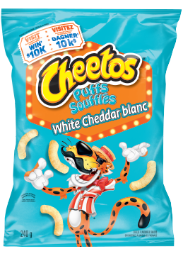 CHEETOS<sup>®</sup> Puffs White Cheddar Cheese Flavoured Snacks