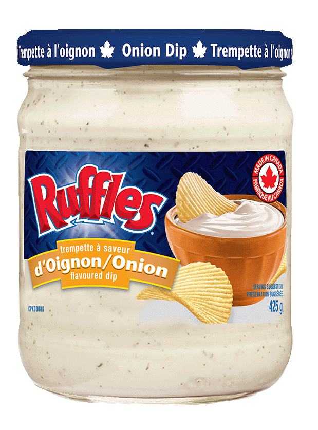 RUFFLES<sup>®</sup> Onion Flavoured Dip