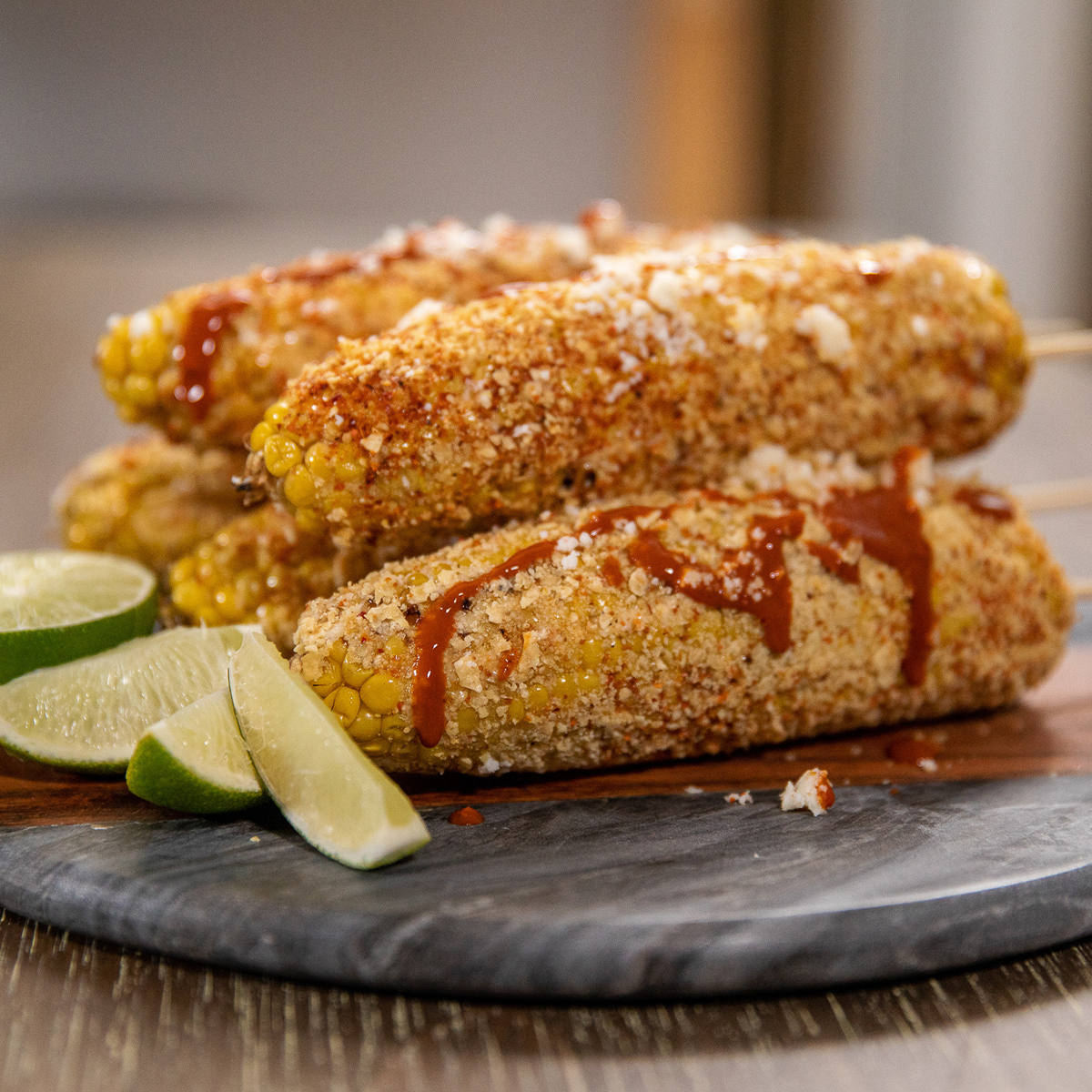 Grilled Corn with Crunchy TOSTITOS<sup>®</sup>