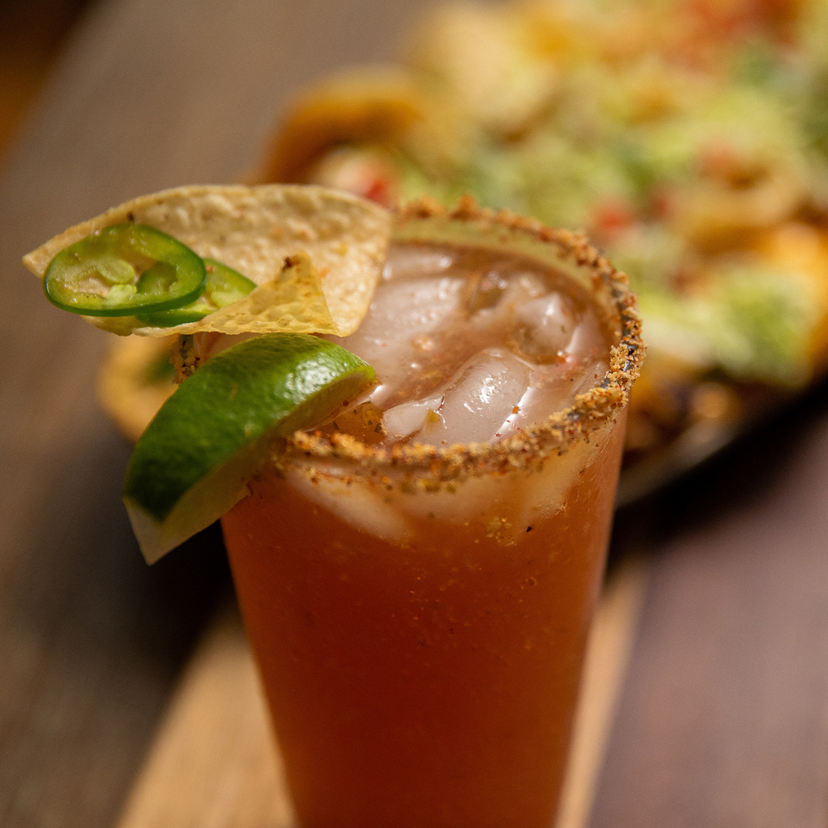 Salsa Michelada with TOSTITOS<sup>®</sup> Chip Rim