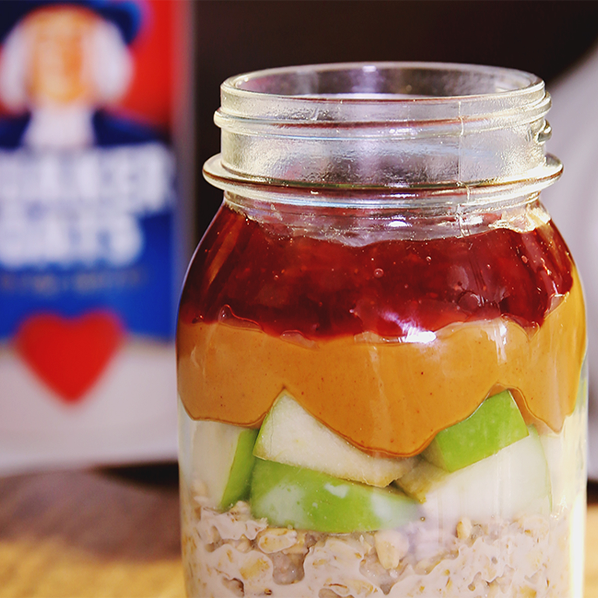 PBJ & A Overnight Oats