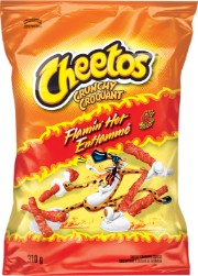 Grignotines à saveur de fromage CHEETOS CROQUANT® Enflammé