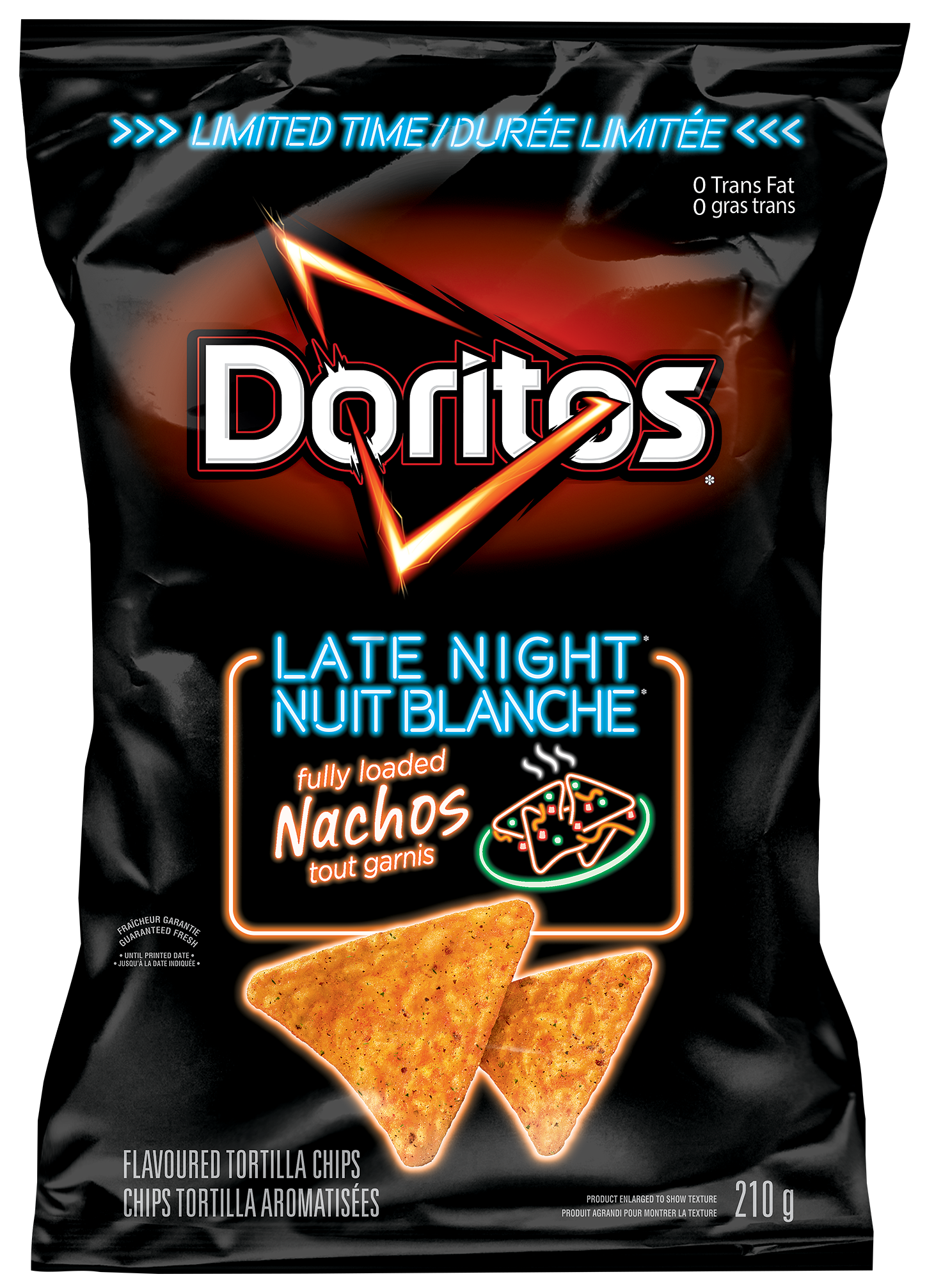 DORITOS<sup>®</sup> Late Night<sup>®</sup> Fully Loaded Nachos flavoured tortilla chips 