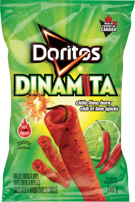 DORITOS DINAMITA® CHILE-LIME BURN_TM_ Rolled Tortilla Chips