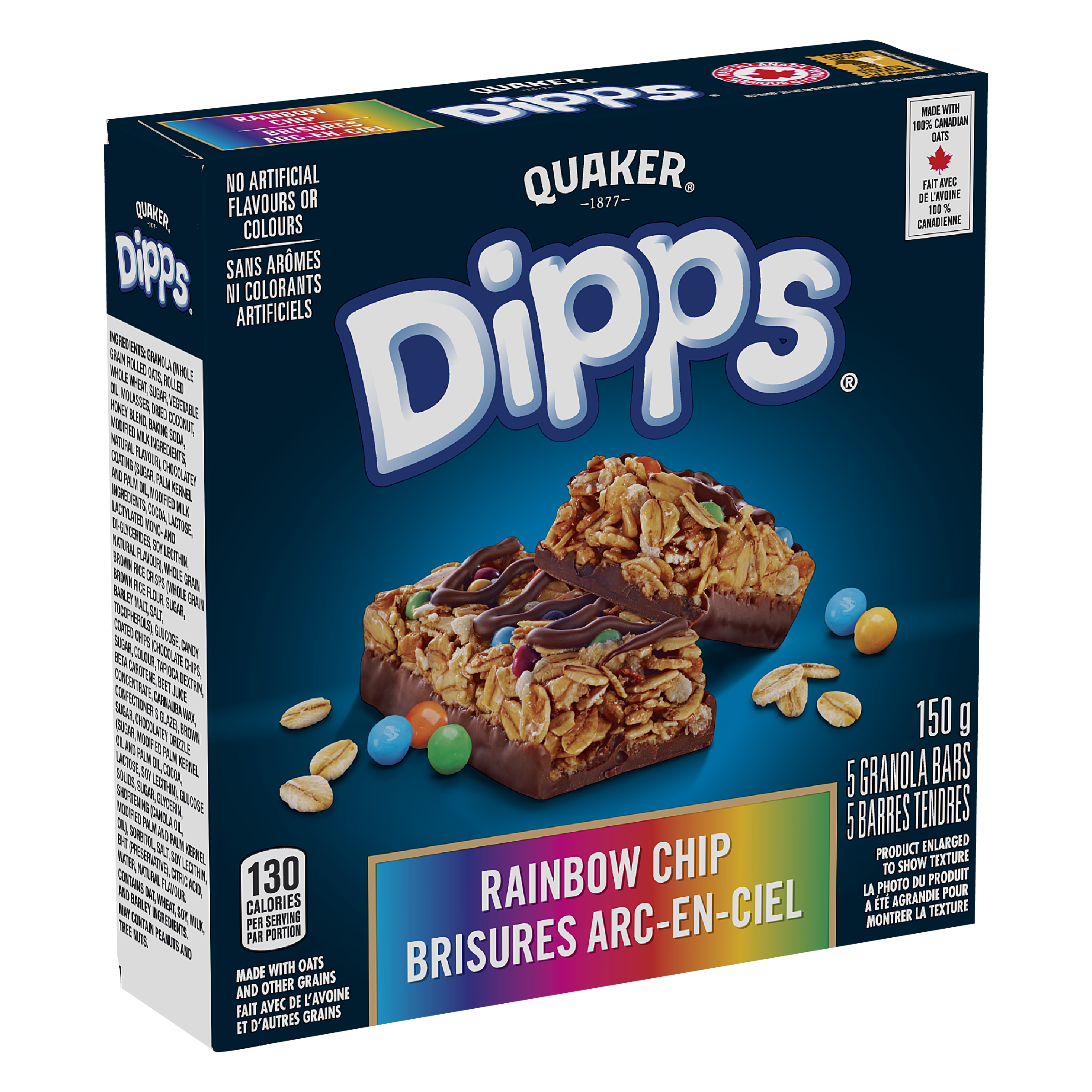 Quaker<sup>®</sup> Dipps<sup>®</sup> Granola Bars – Rainbow Chip