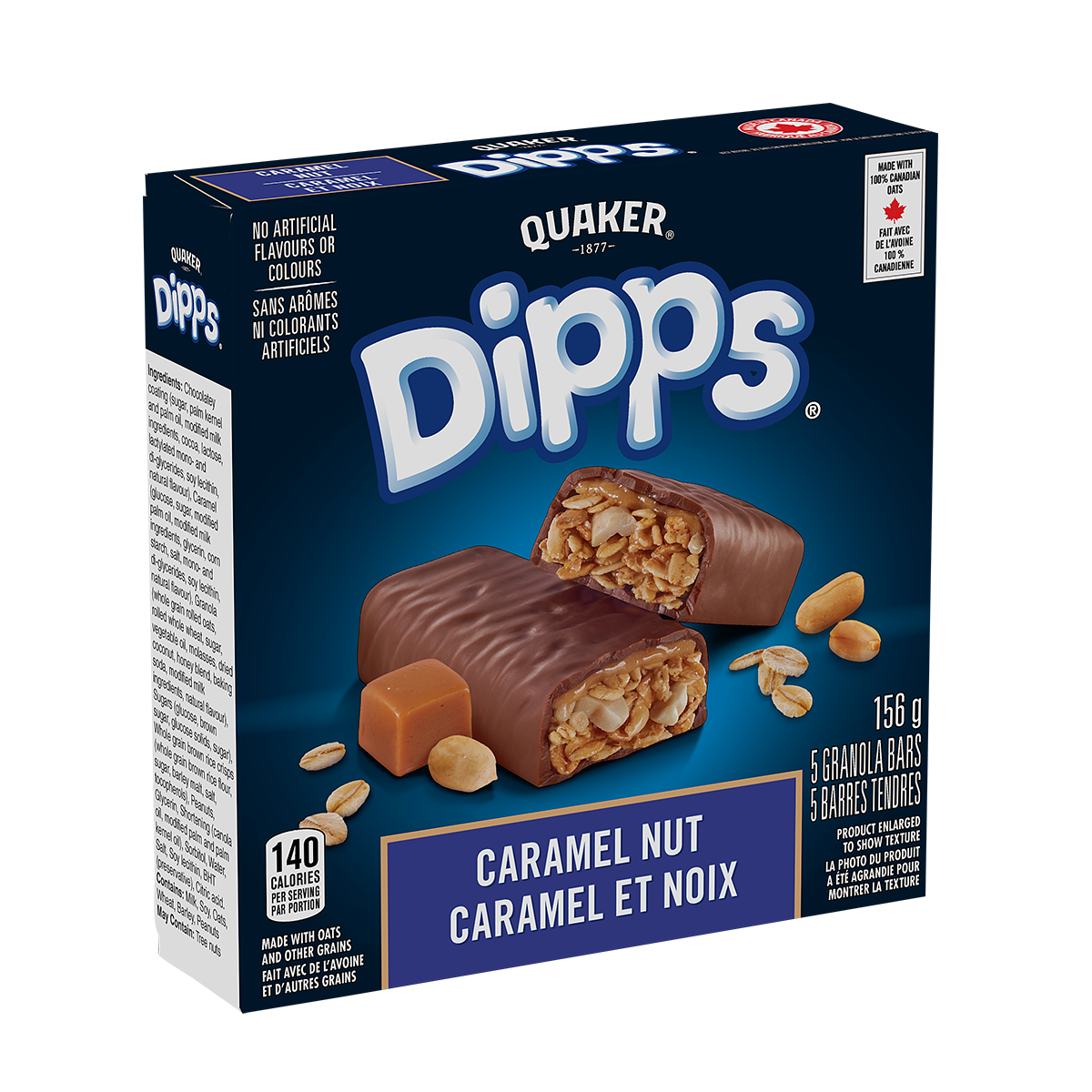 Quaker<sup>®</sup> Barres tendres Dipps<sup>®</sup> - Caramel et noix								