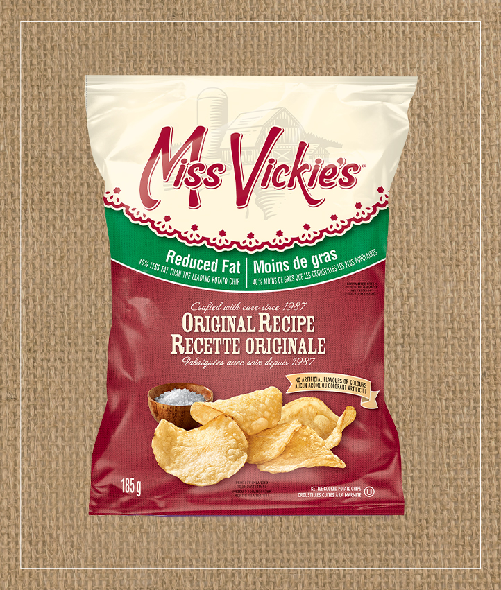 Croustilles cuites à la marmite MISS VICKIE’S<sup>®</sup> Recette originale Moins de gras