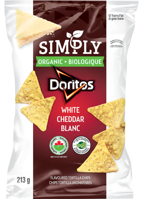 Chips tortilla Simply DORITOS<sup>®</sup> Cheddar blanc