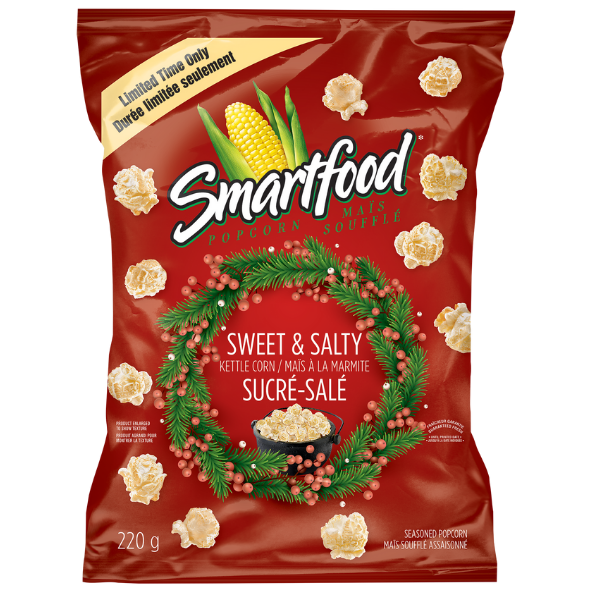 SMARTFOOD<sup>®</sup> Sweet and Salty Kettle Corn seasoned popcorn