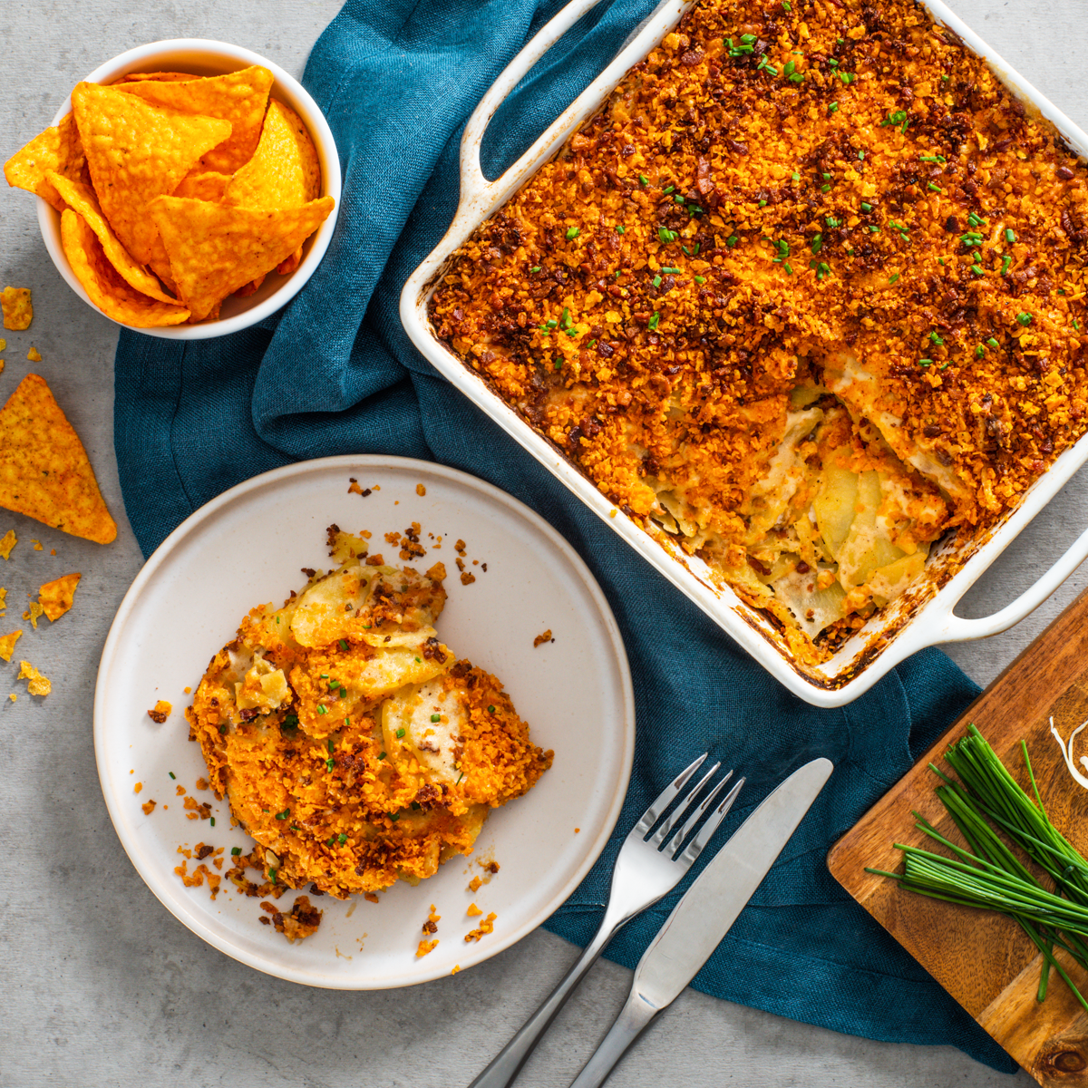 DORITOS<sup>®</sup> Nacho Cheese Bacon Potato Bake
