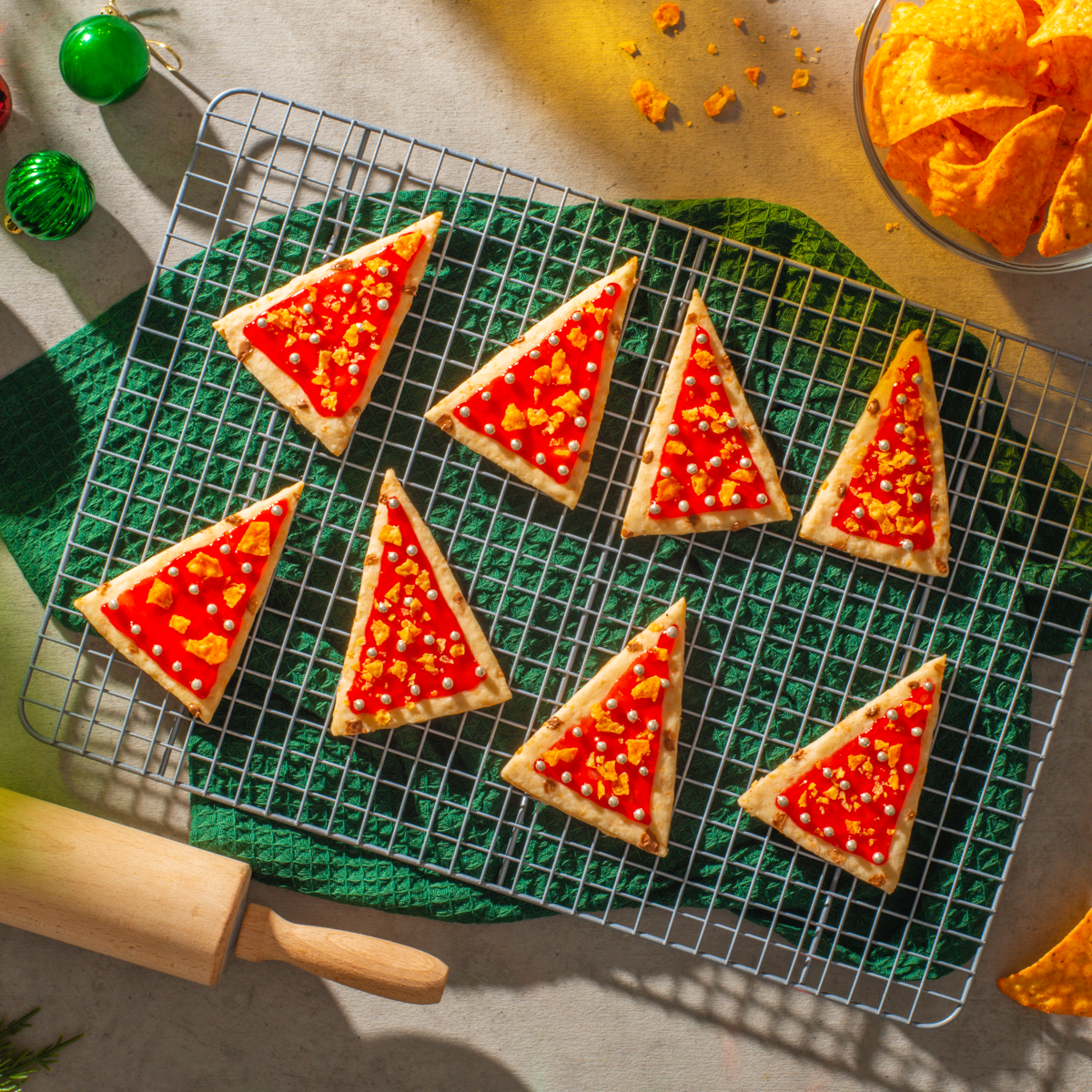 DORITOS<sup>®</sup> Triangle Christmas Tree Cookies