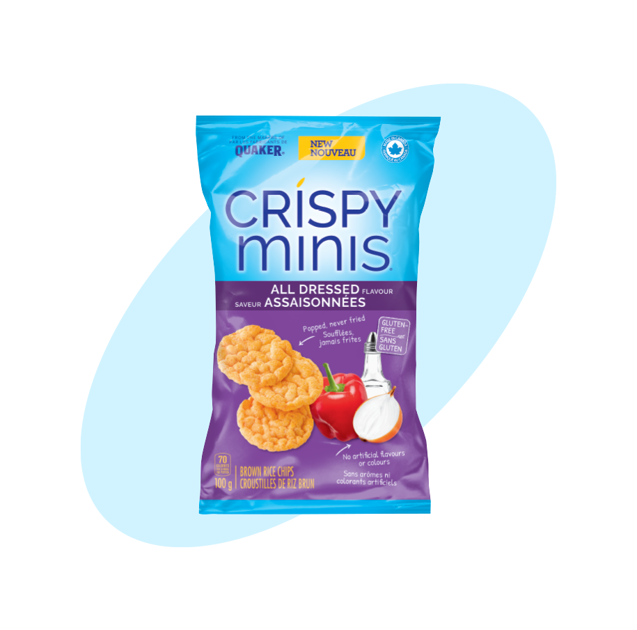 Quaker® Crispy Minis® All Dressed Flavour Brown Rice Chips