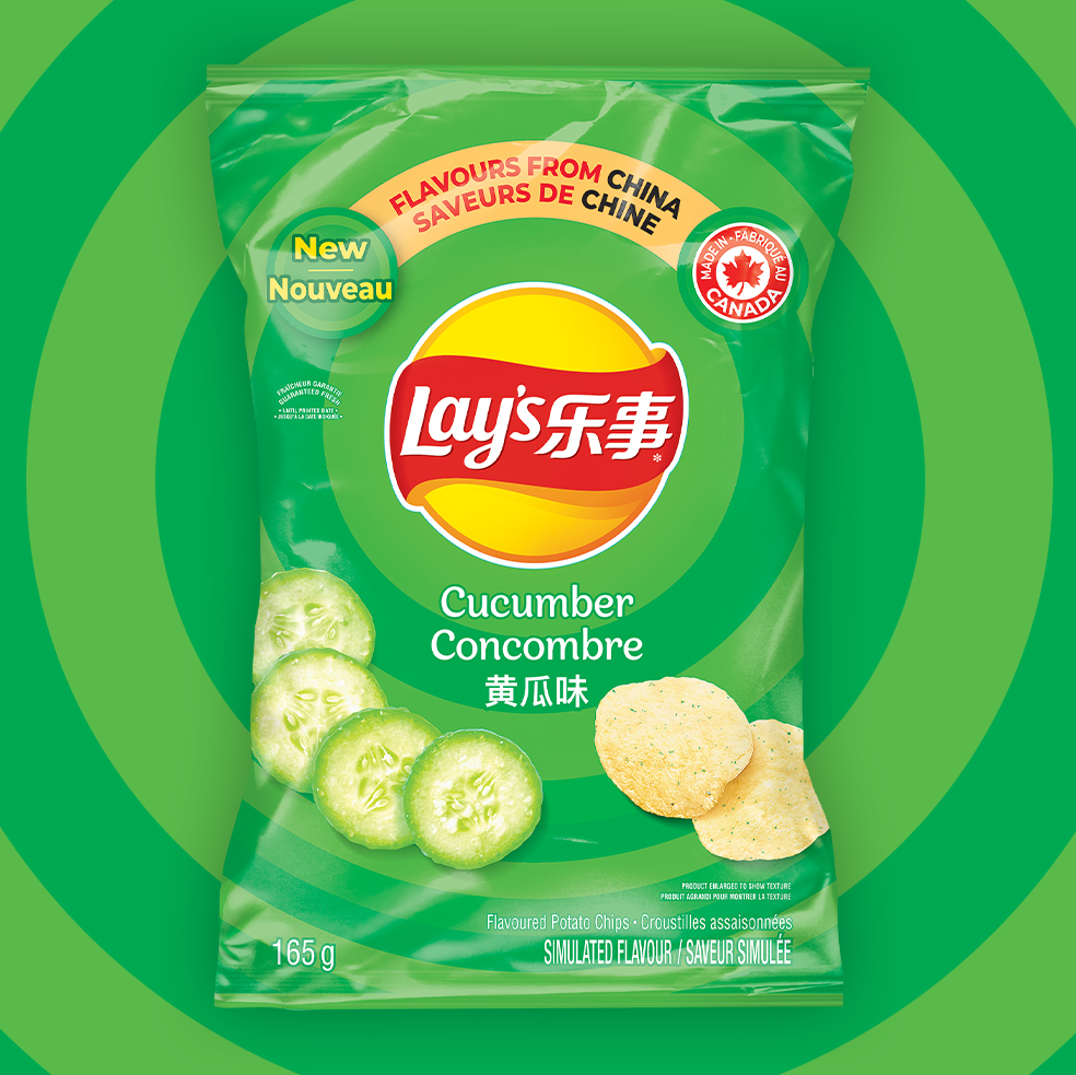 LAY’S<sup>®</sup> Cucumber Flavoured Potato Chips