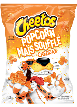 CHEETOS Popcorn - Cheddar Cheese Flavour Seasoned Popcorn