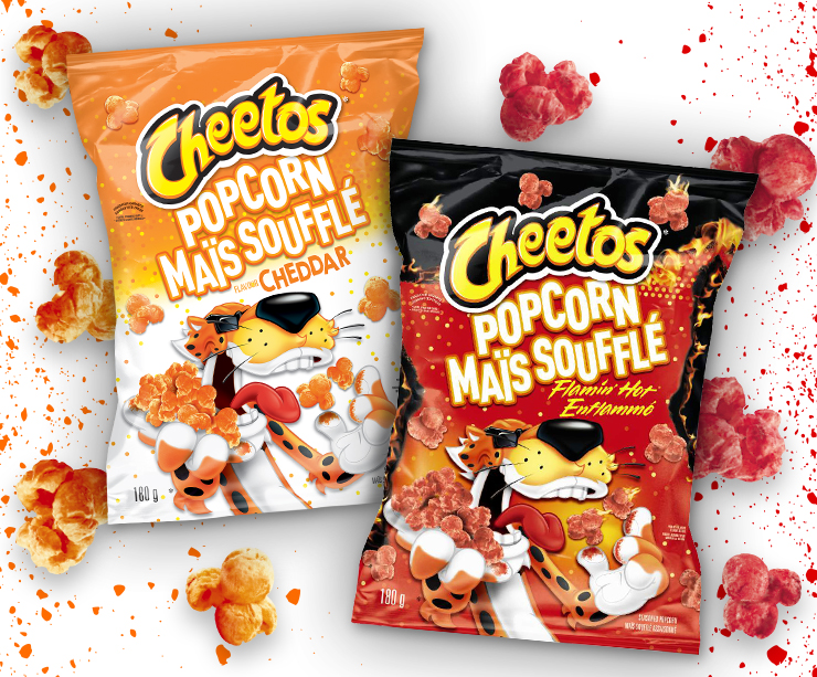 CHEETOS<sup>®</sup> Popcorn Cheddar Flavour Seasoned Popcorn
