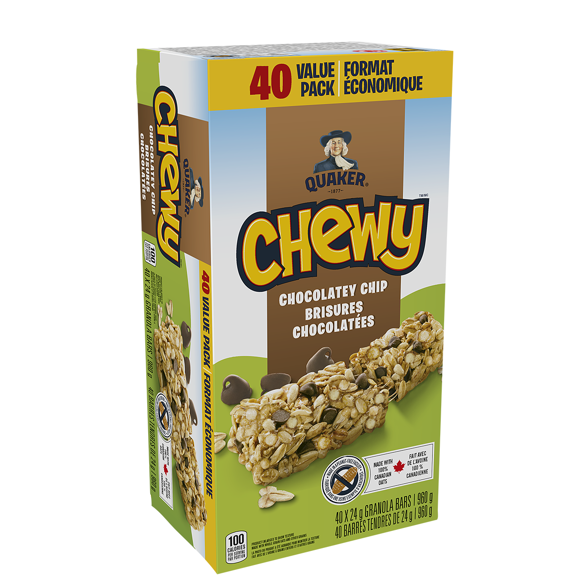 Quaker Chewy<sup>®</sup> Granola Bars - Chocolatey Chip
