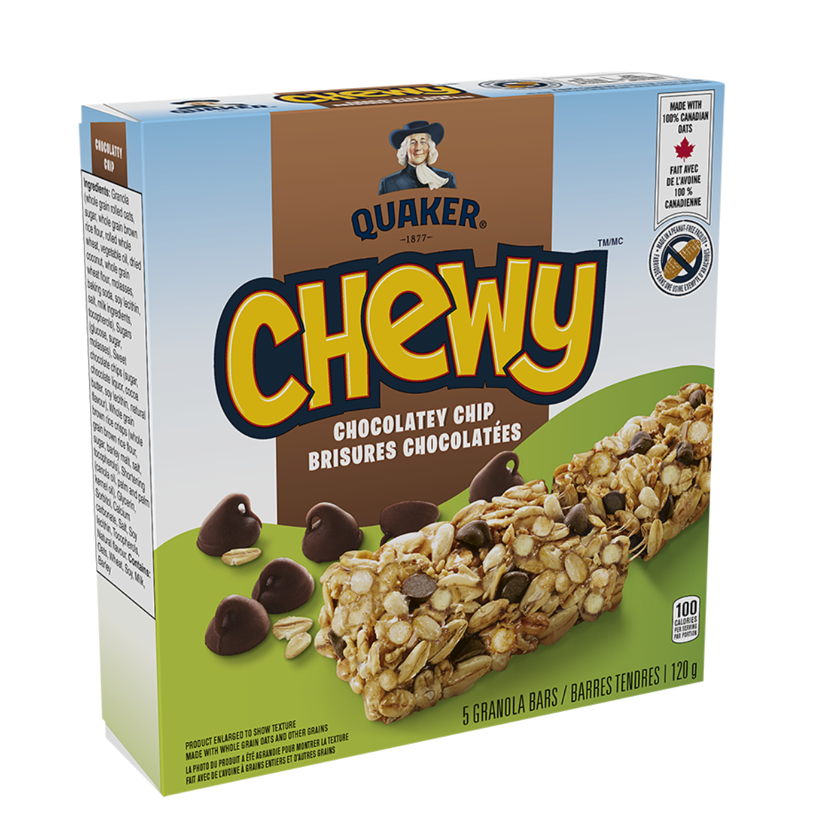 Quaker Chewy<sup>®</sup> Granola Bars - Chocolatey Chip