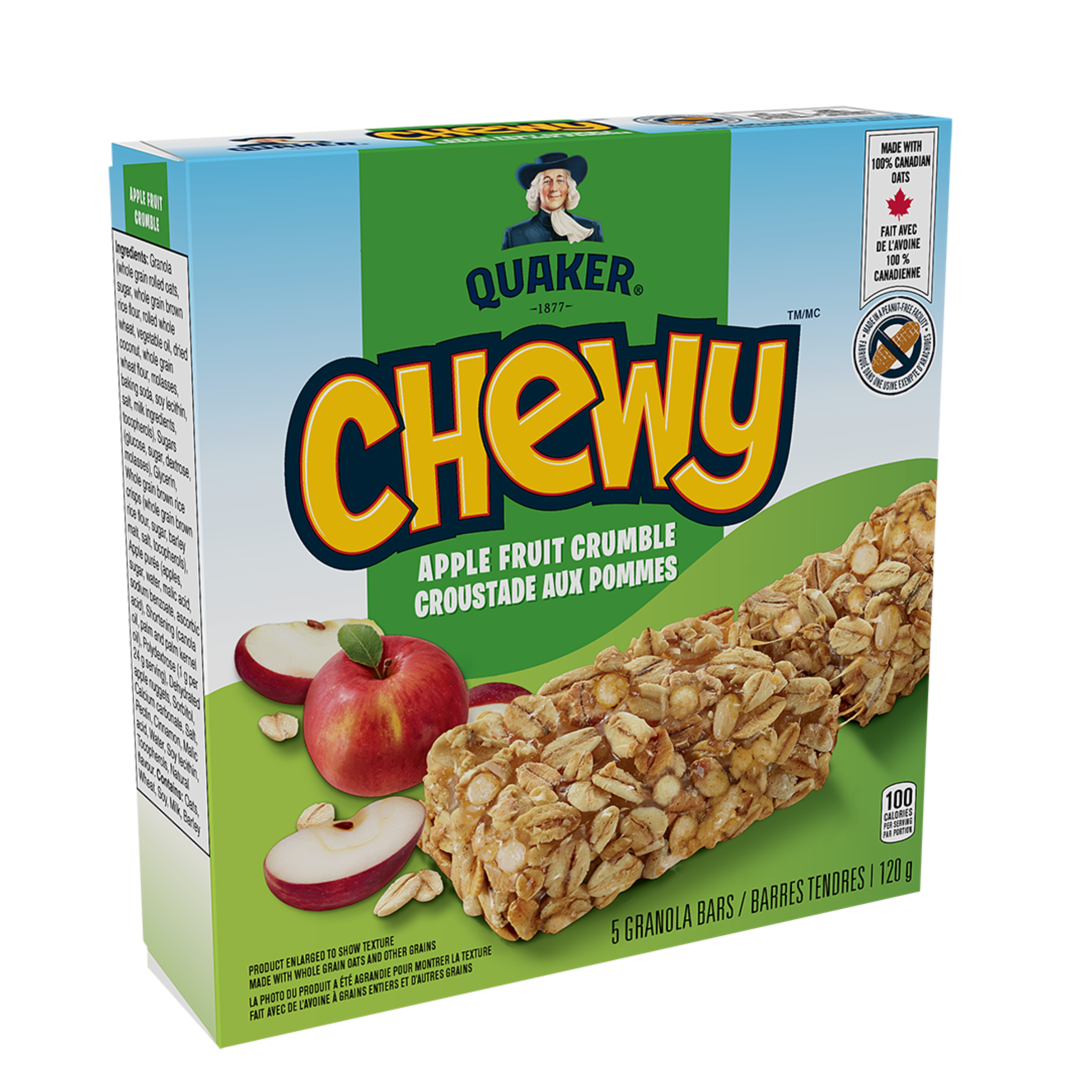 Quaker Chewy<sup>®</sup> Granola Bars - Apple Fruit Crumble
