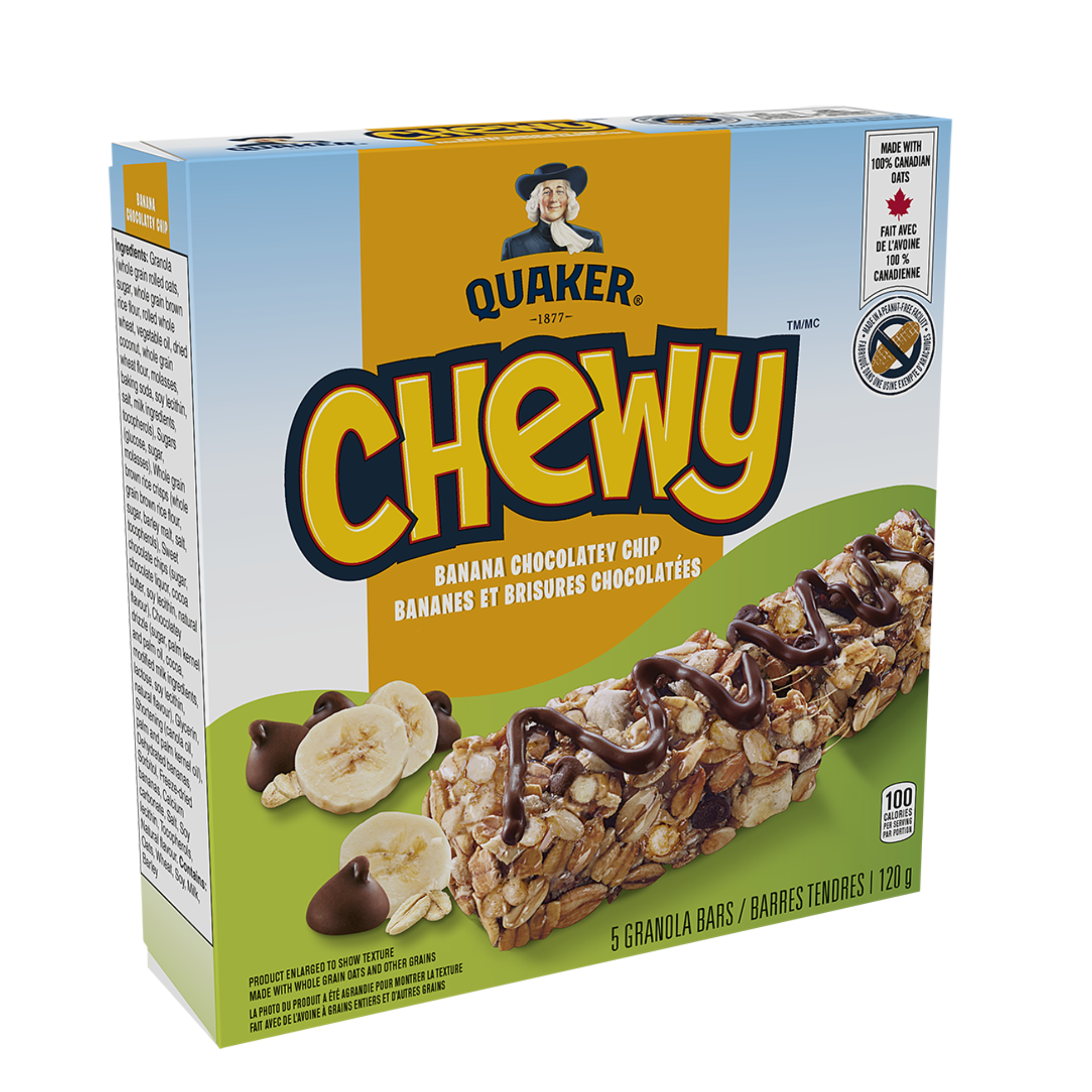 Quaker Chewy<sup>®</sup> Granola Bars - Banana Chocolatey Chip
