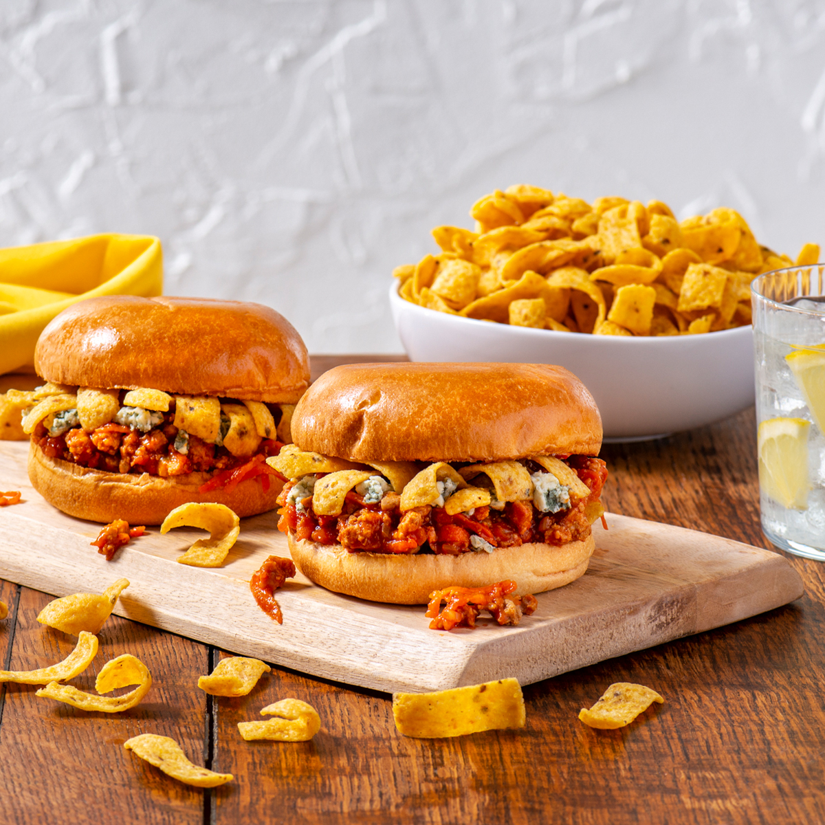 Sloppy Joes de pollo picante y Fritos<sup>®</sup>