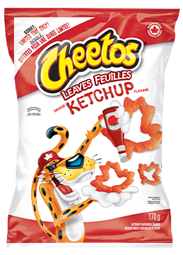 CHEETOS<sup>®</sup> Leaves Ketchup Flavoured Snacks