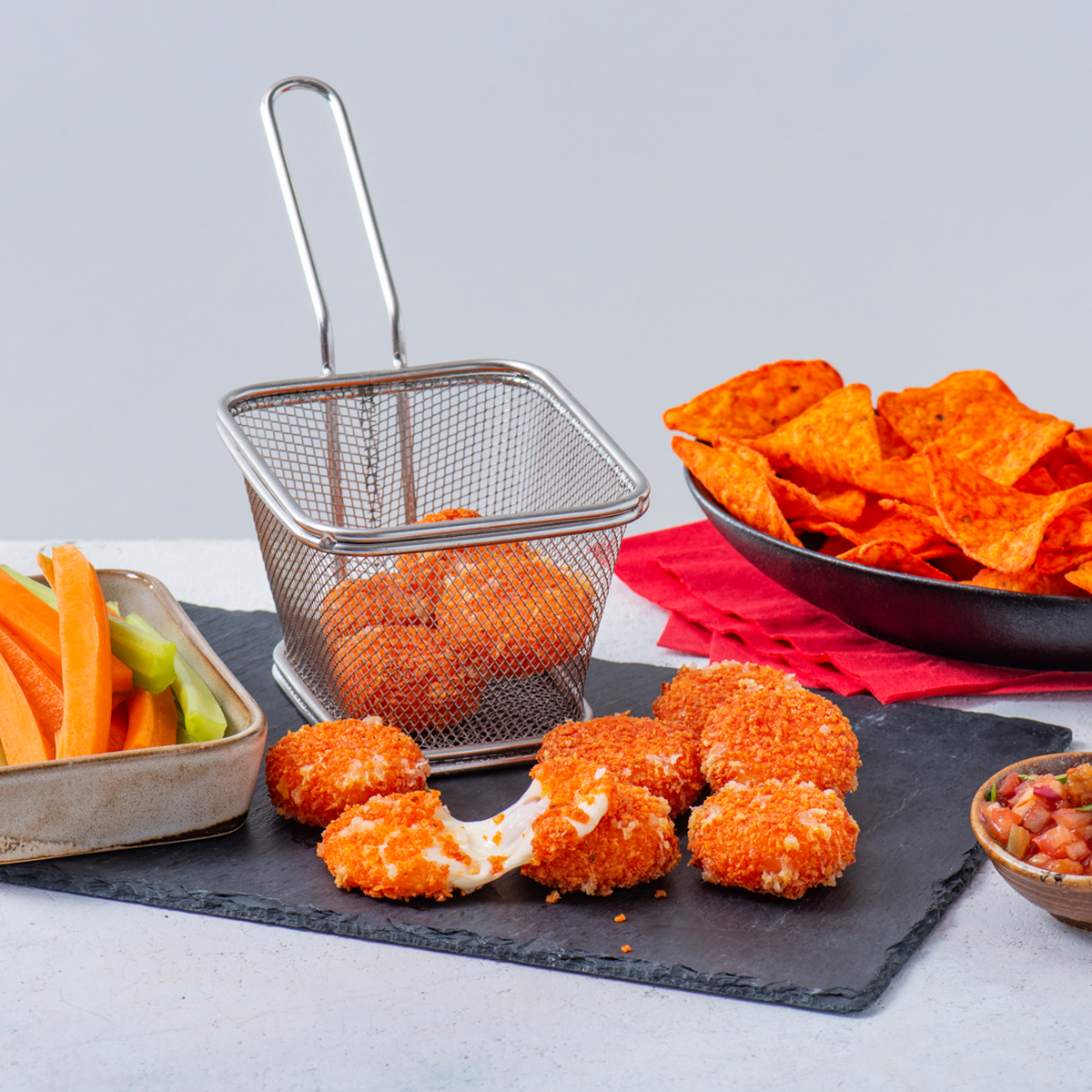 Quesitos capeados con Doritos<sup>®</sup>