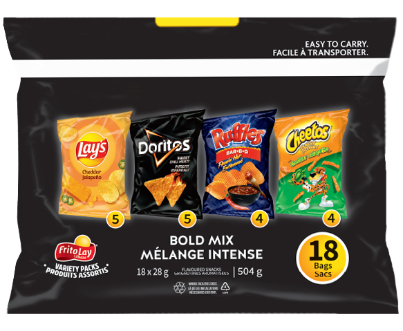 Emballages de produits assortis Frito‑Lay<sup>®</sup> Mélange intense