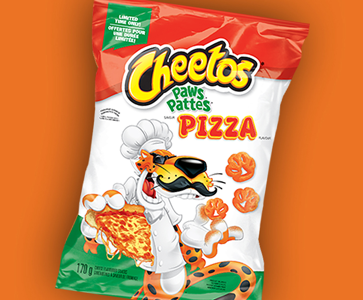 CHEETOS PAWS<sup>™</sup> Pizza Flavour Cheese Flavoured Snacks