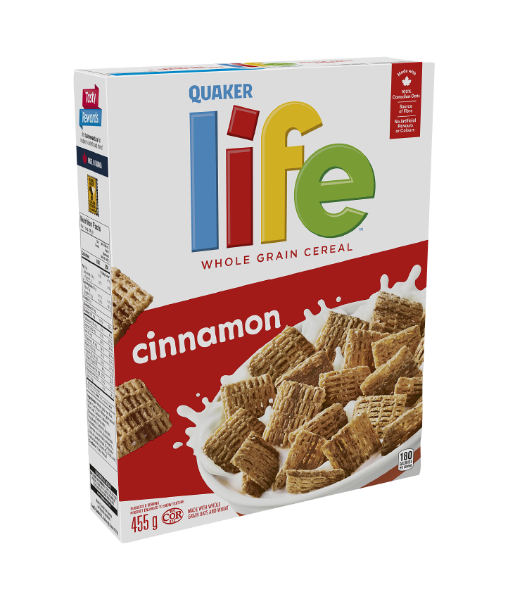 Quaker<sup>®</sup> Life<sup>®</sup> Cinnamon Cereal